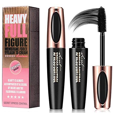 Secret Xpress Control 4D Silk Fiber Lash Mascara, Lengthening and Thick, Long Lasting, Waterproof & Smudge-Proof, All Day Exquisitely Full, Long, Thick, Smudge-Proof Eyelashes
