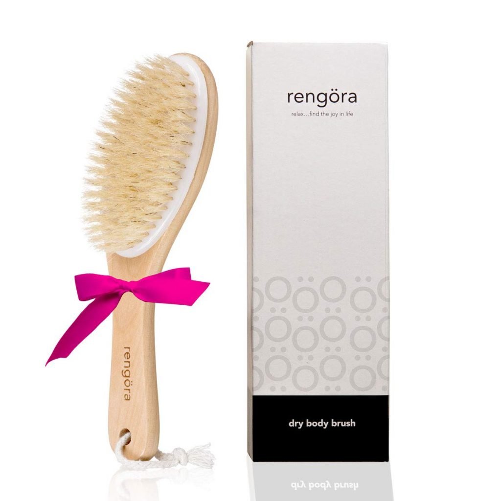Dry Brushing Body Brush – Exfoliating Brush – Skin Brush Best for Achieving Healthy Skin, Reducing the Appearance of Cellulite, or Improving Lymphatic Drainage. Get Beautiful Skin Today
