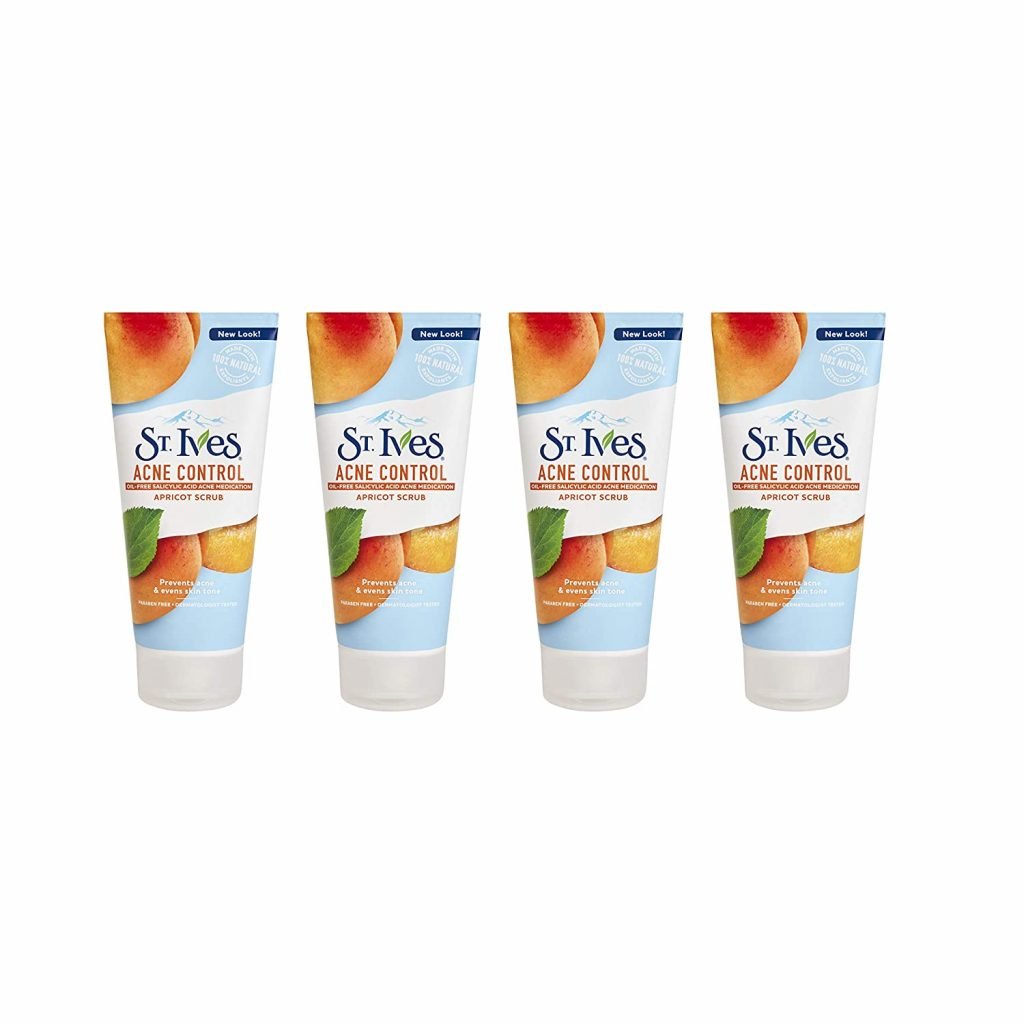 St. Ives Fresh Skin Face Scrub For Healthy Skin Apricot Exfoliating Face Wash With 100 percent Natural Exfoliants