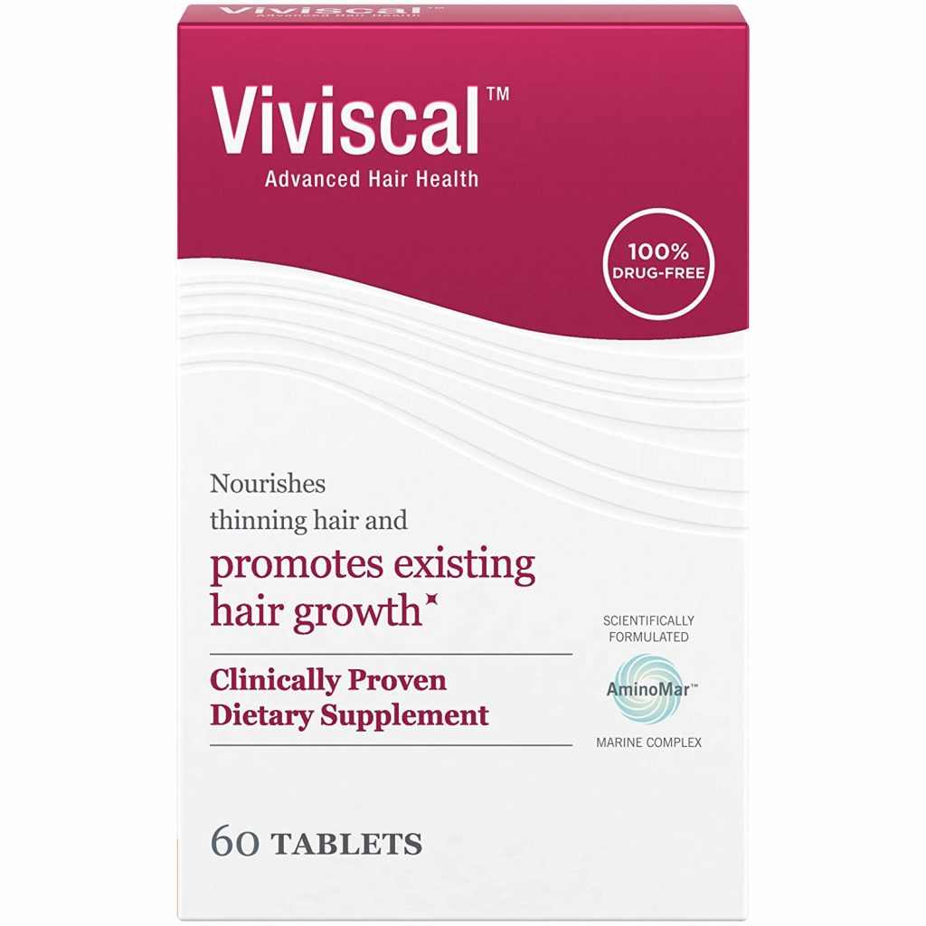 
Viviscal Women's Hair Growth Supplements for Thicker, Fuller Hair | Clinically Proven with Proprietary Collagen Complex 