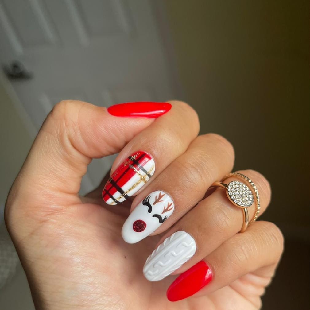 The candy cane design will be strong if done this way.