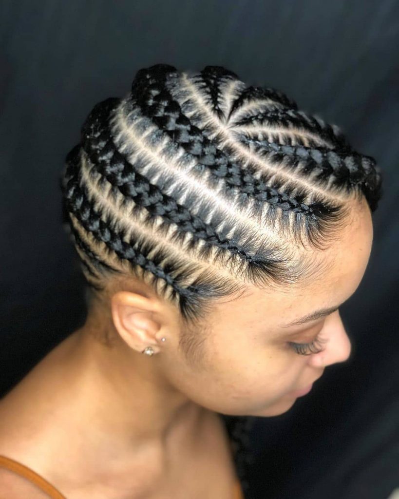 The big lemonade braids-look
