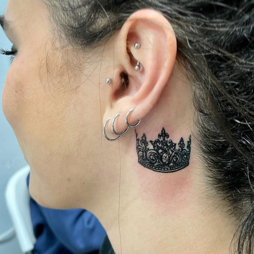 Queen Crown Tattoo