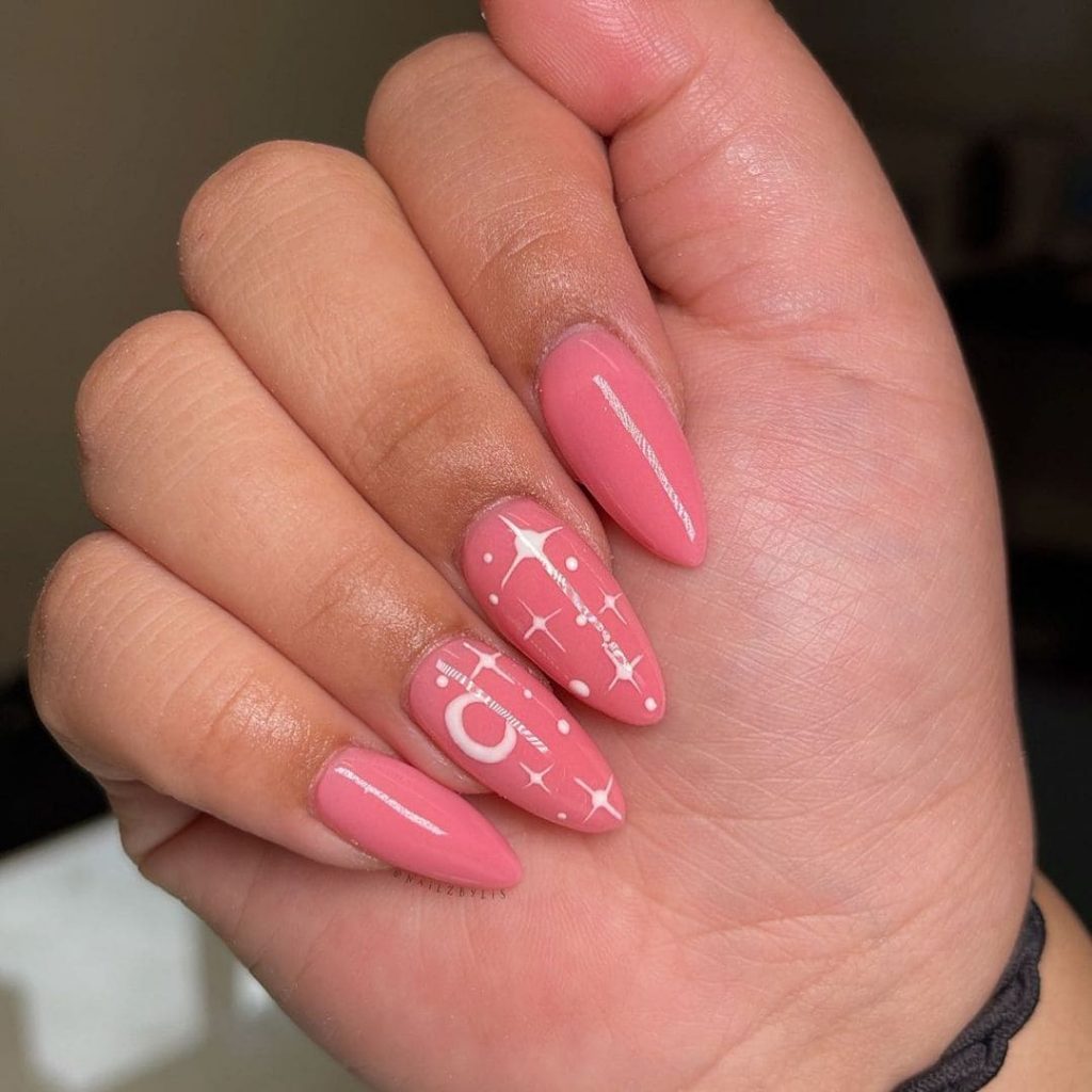 This Beautiful Pink Almond Design