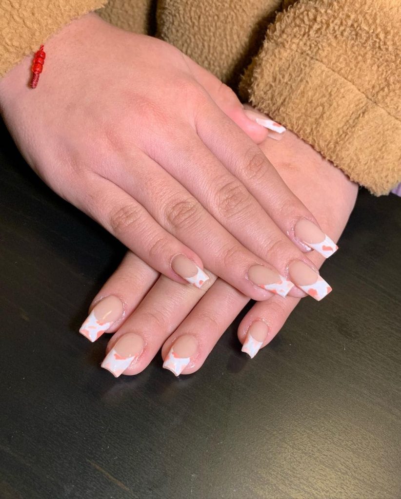 Light Print Cow Nails