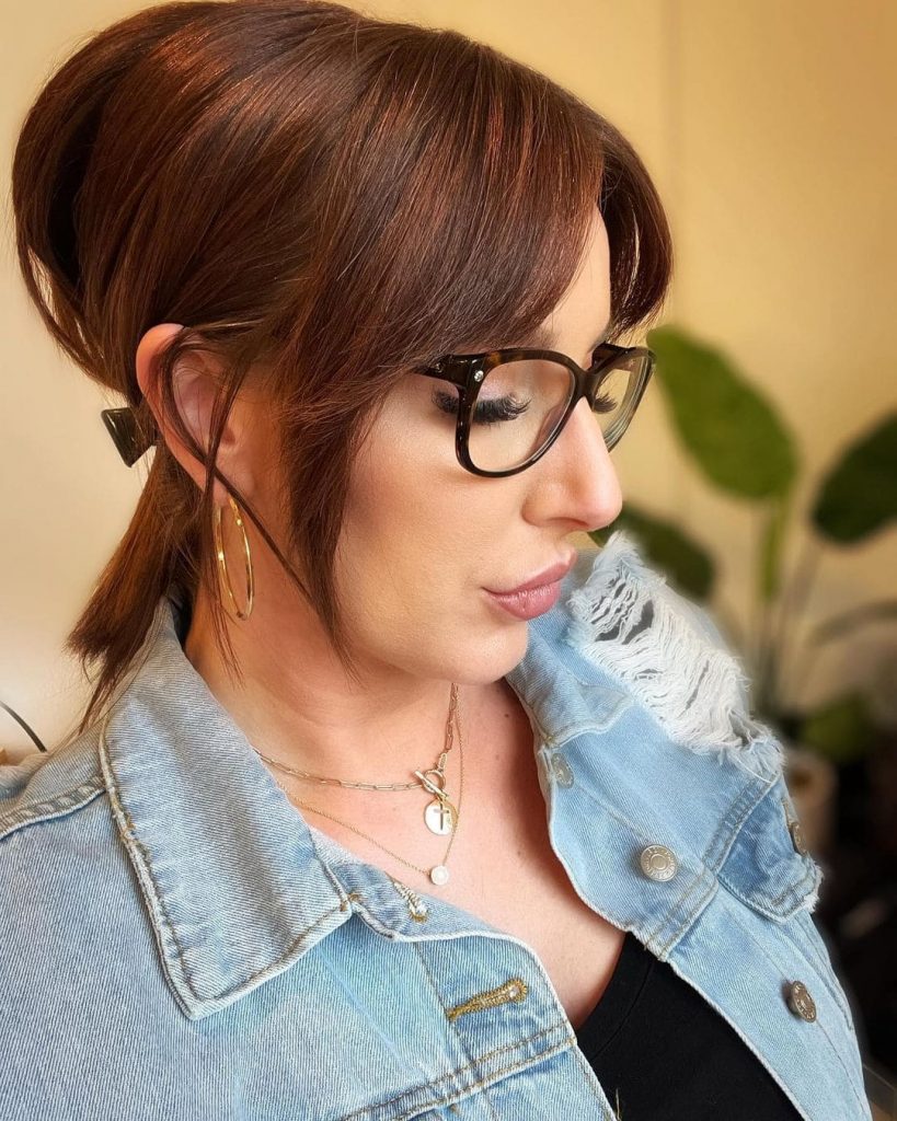Short Spicy hair curtain bangs