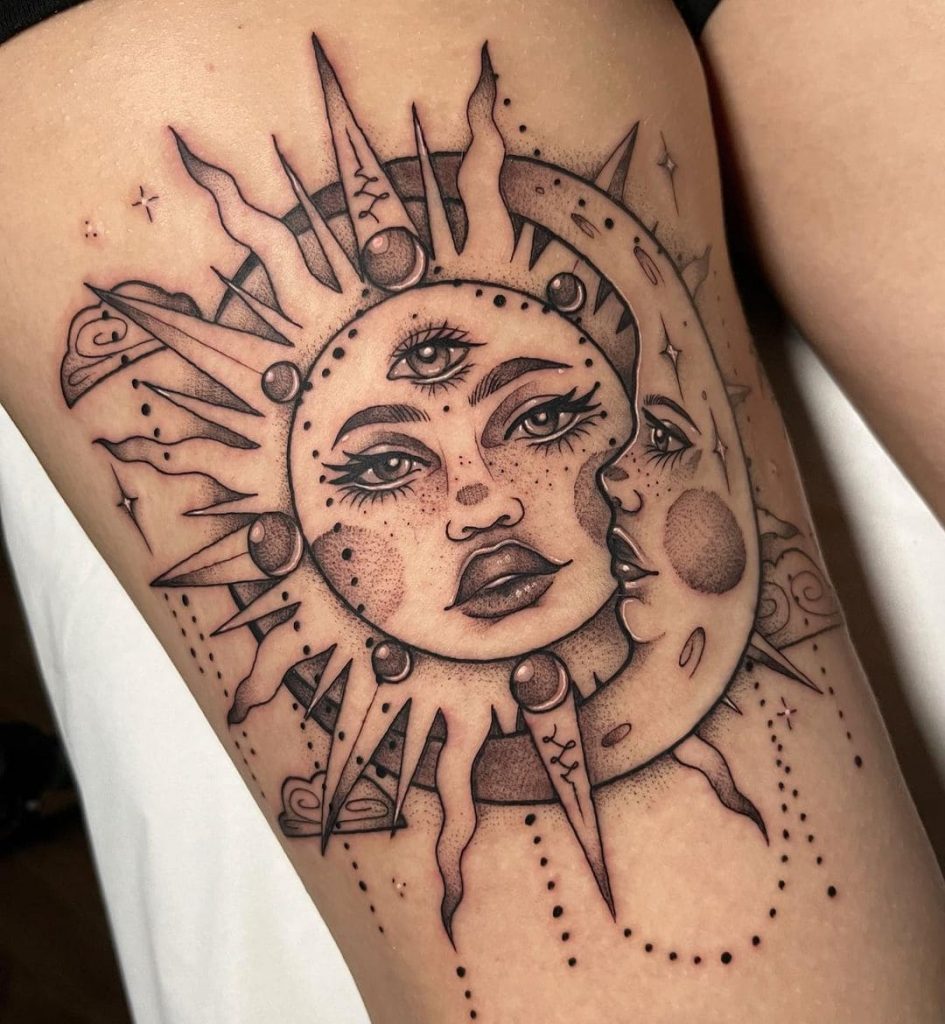 Sun Tattoo