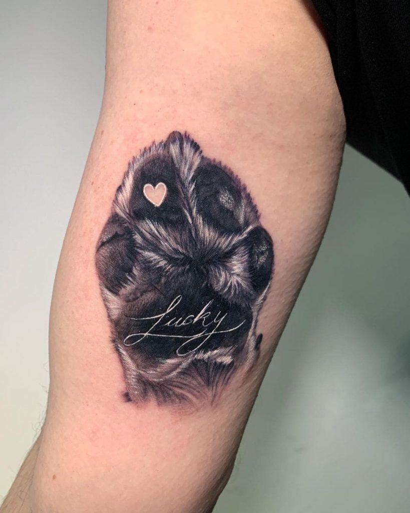 Dog Paw Tattoo