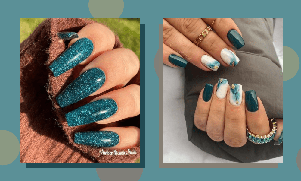 St Patrick’s Day Nails, green nails