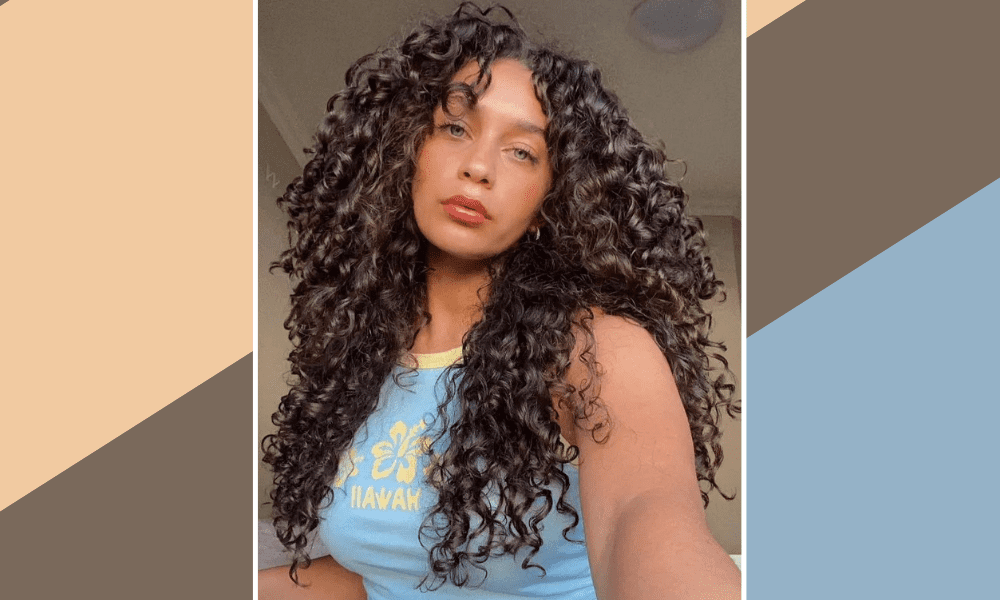 Curtain Bangs Curly Hair