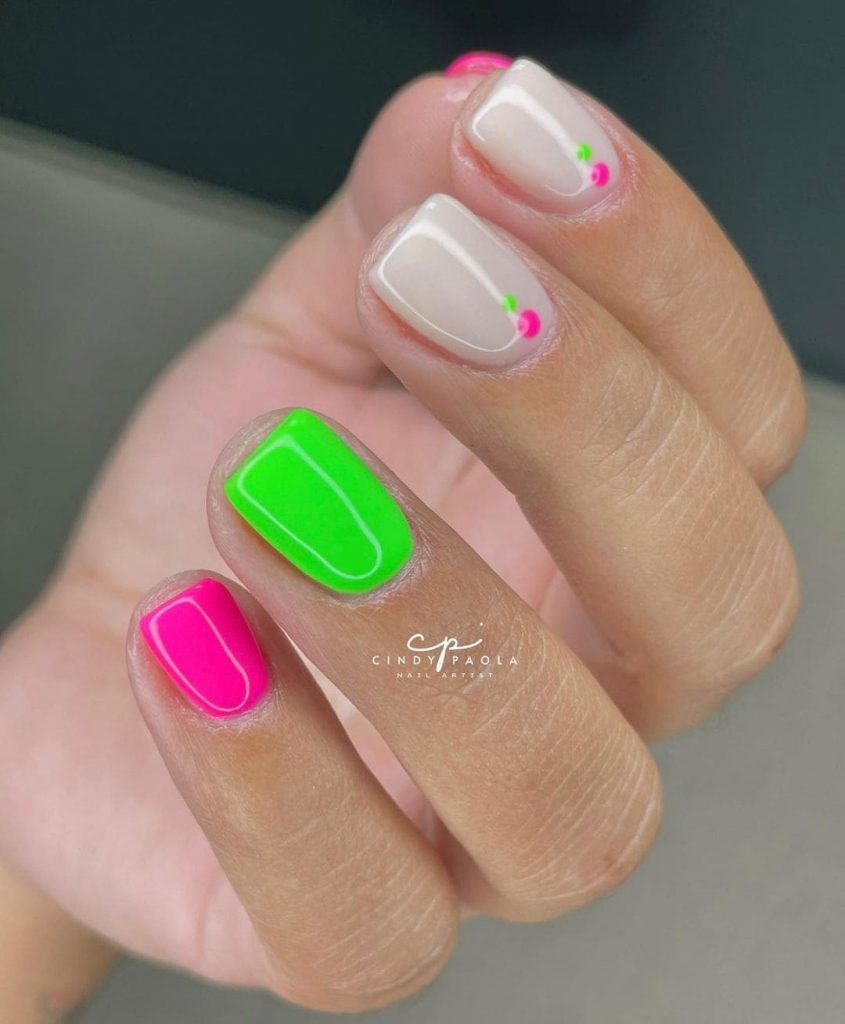 The Pink and Green Classic Design
