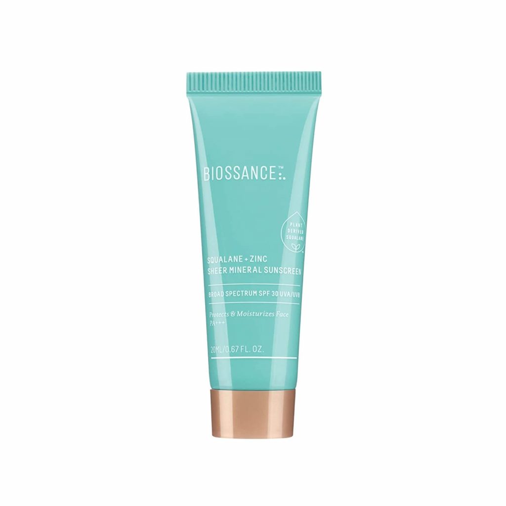Biossance Squalane + Zinc Sheer Mineral Sunscreen