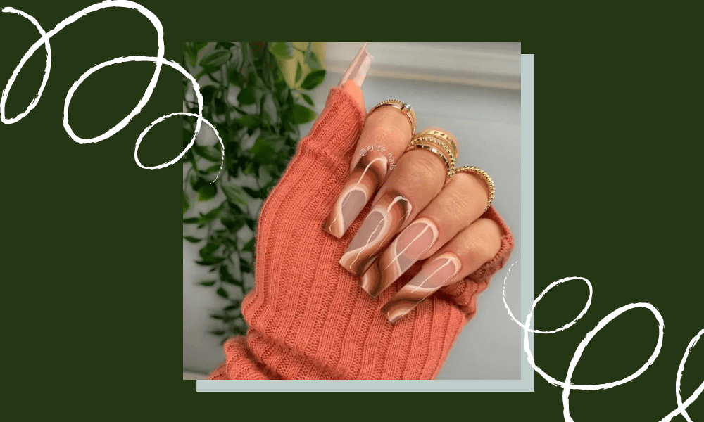 Brown Nails