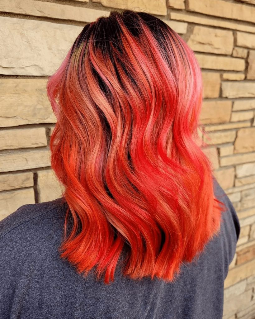 Graphic Ring sunset Hair