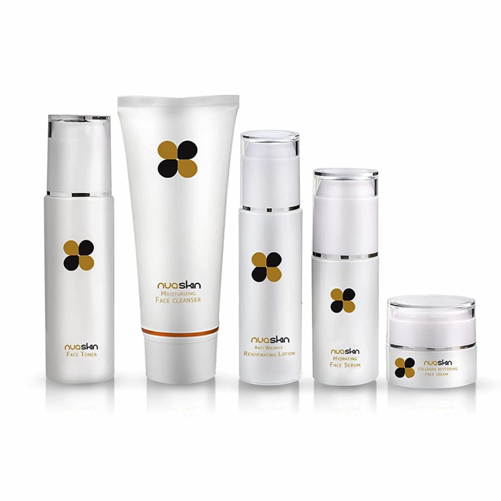 
Nuaskin 5-Piece Skin Care Set with Facial Cleanser Toner