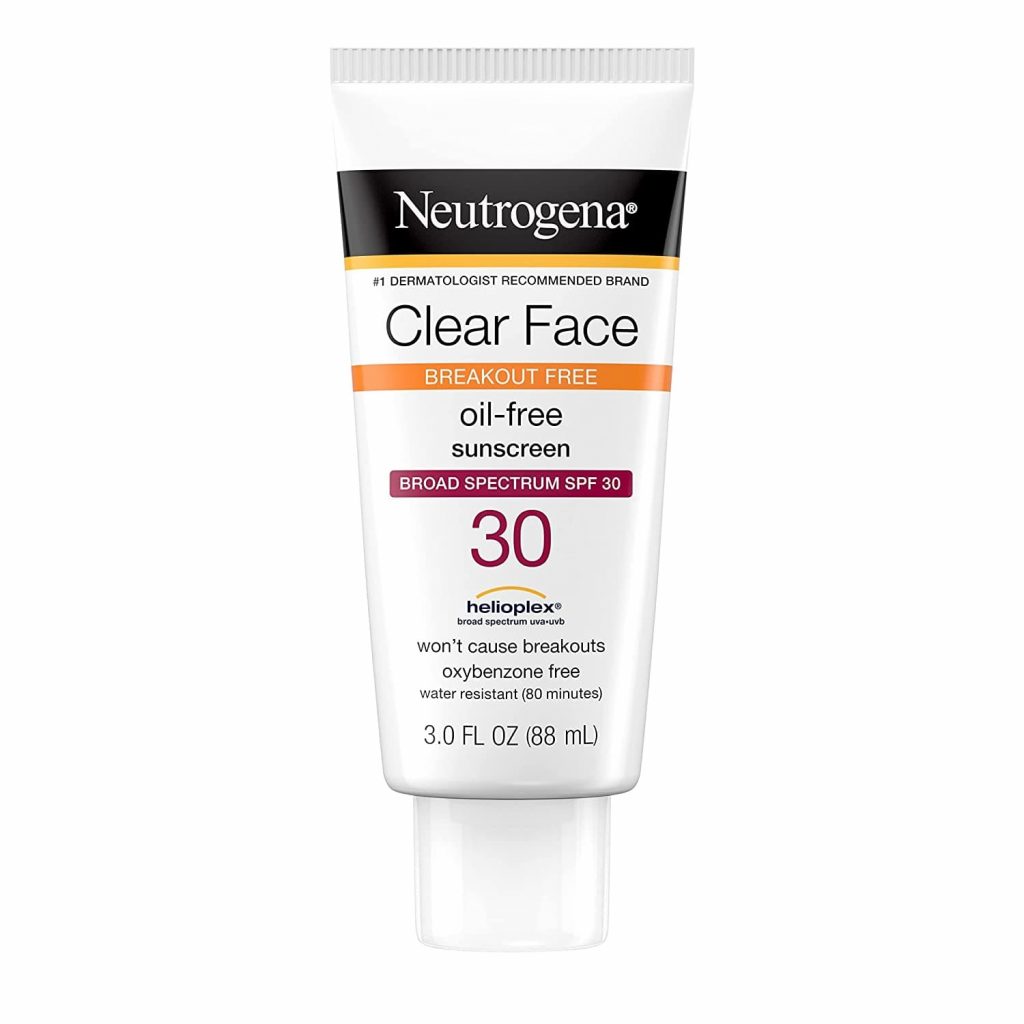 
Neutrogena Clear Face Liquid Sunscreen for Acne-Prone Skin
