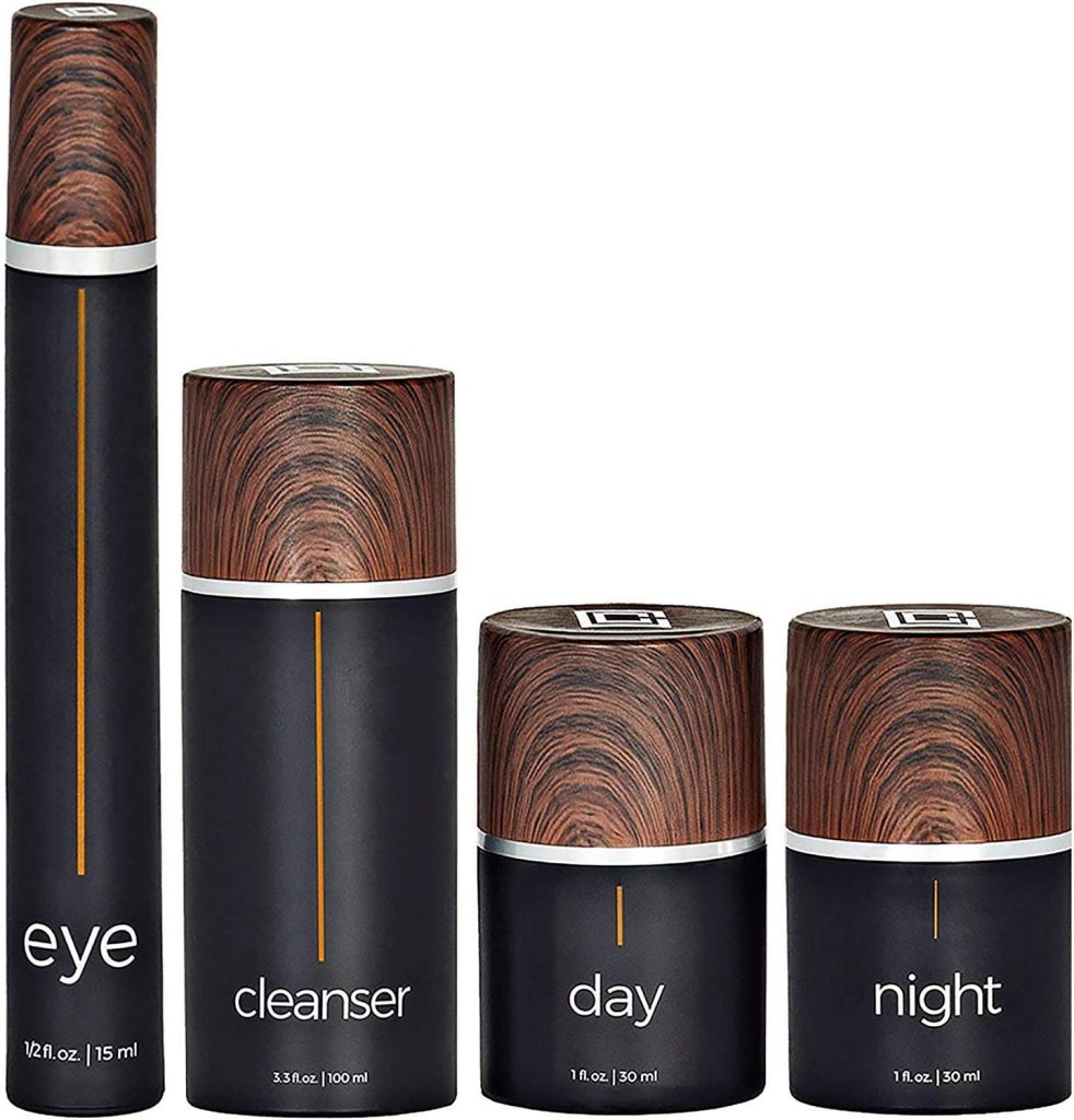 Cleanser, Eye Serum, Day Moisturizer, Night Oil