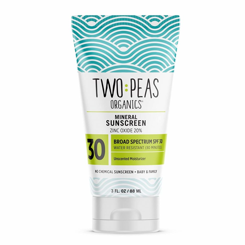 Two Peas Organics - All Natural Organic Sunscreen Lotion