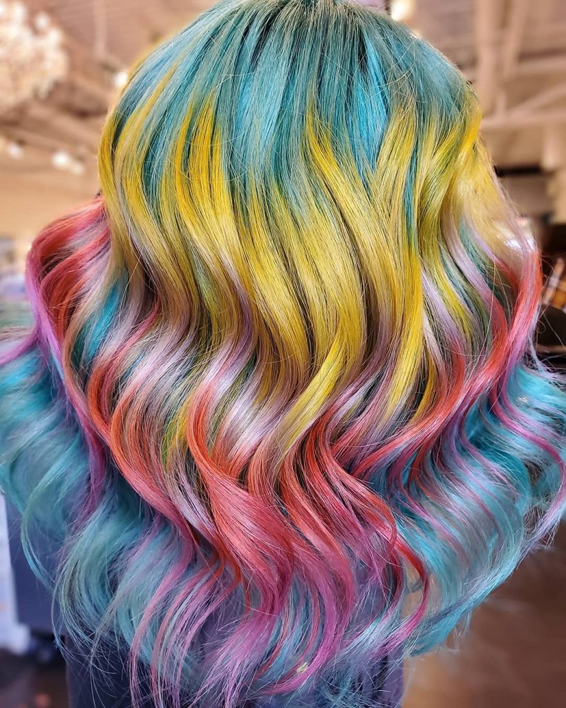 Faded Hues sunset Hair