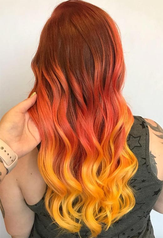 Drowning Sunset Hair