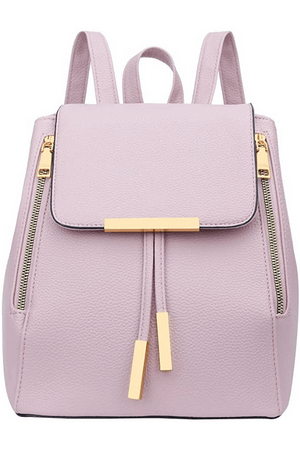 Trendy Leather Backpack Purse for Women