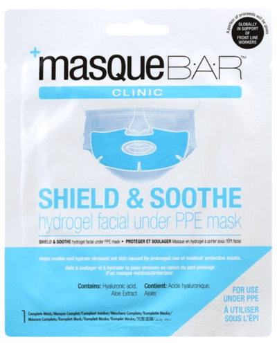 Masque Bar Shield & Soothe Hydrogel Facial Under PPE Mask