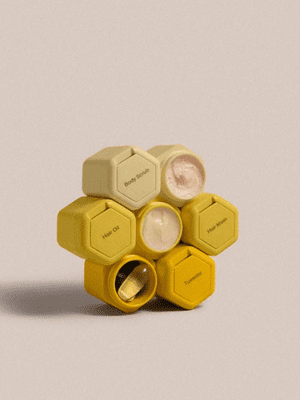 4. Hexagon Magnetic Travel Containers by Cadence
