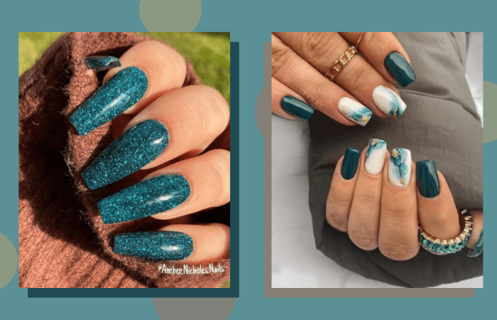 St Patrick’s Day Nails, green nails