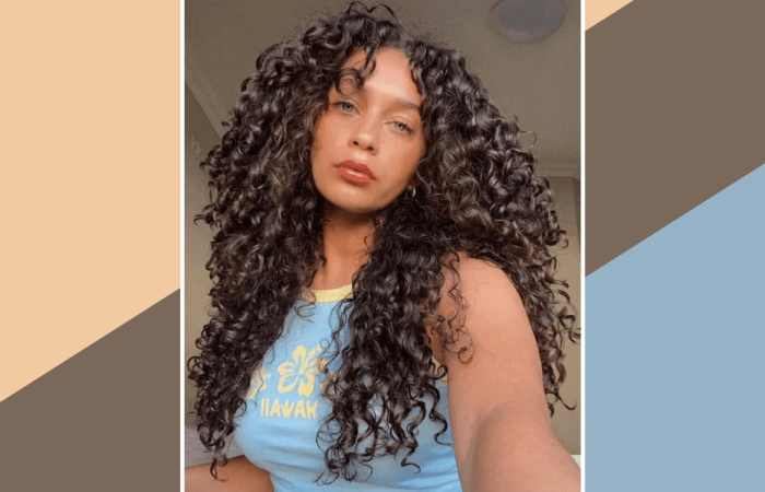 Curtain Bangs Curly Hair