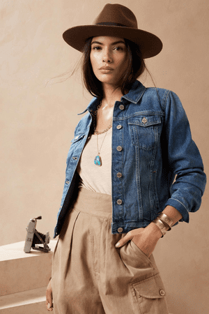 PETITE ESSENTIAL JEAN JACKET